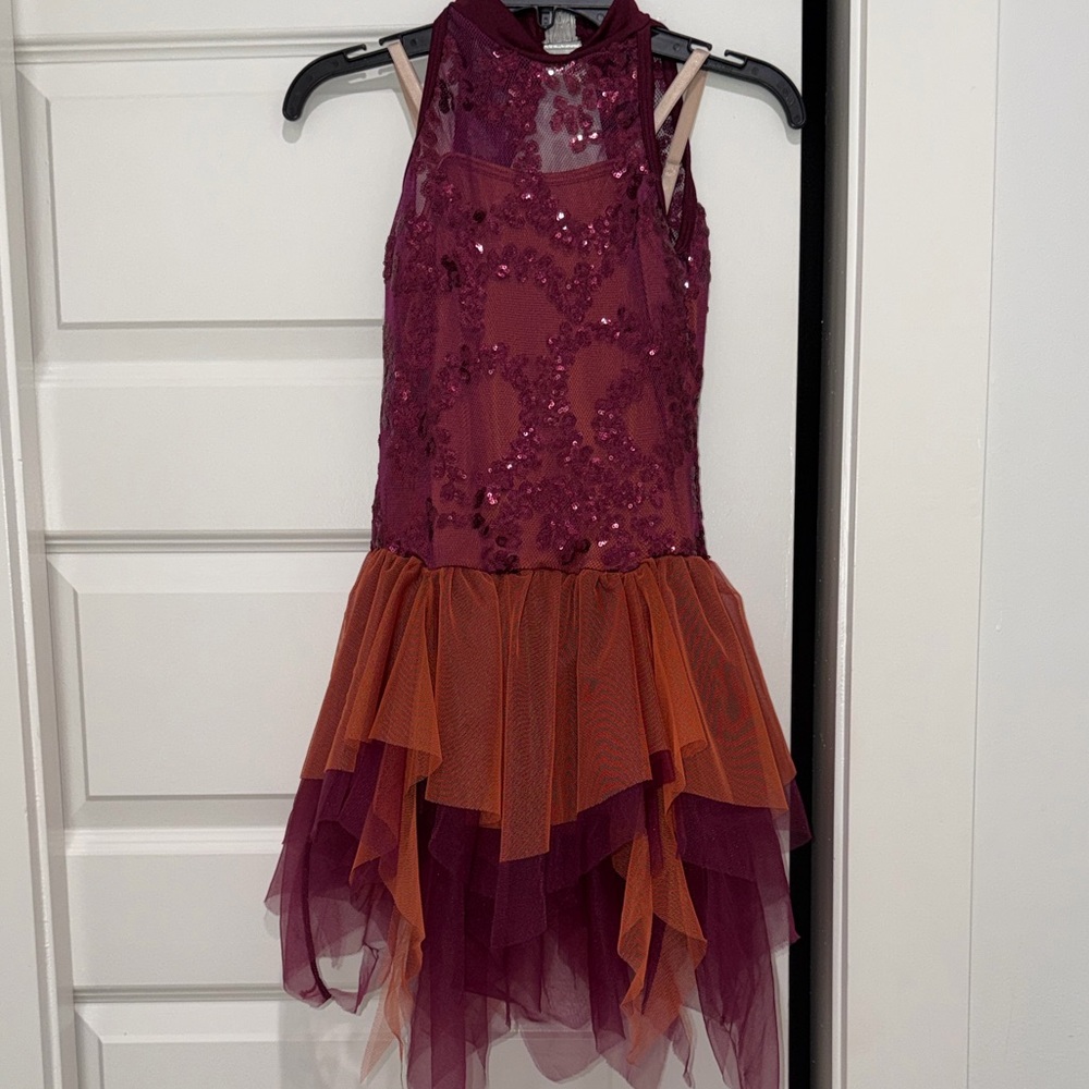 Kids Sequin Dance Costume